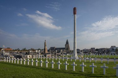 Berck, Fransa - 09: 20 2024: Berck Askeri Meydanı