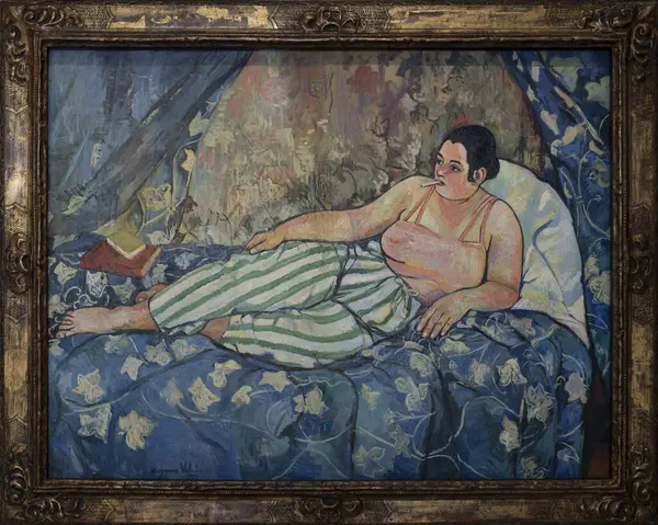 Paris, Fransa - 05: 12 2025: Pompidou Merkezi. Suzanne Valadon 'un M' deki Hayatı