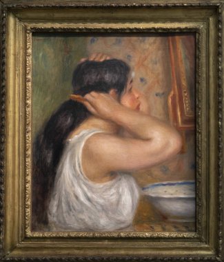 Paris, Fransa - 05: 12 2025: Pompidou Merkezi. Pierre Auguste Renoir 'in 