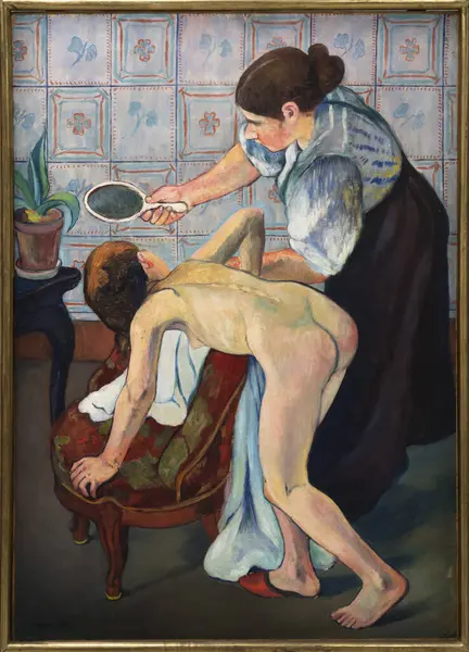 Paris, Fransa - 05: 12 2025: Pompidou Merkezi. Suzanne Valadon 'un 