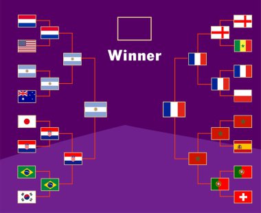 Son Bayrak Ülkeleri Fransa 'yı simgeledi Arjantin Sembol Tasarımı Futbol Ülkeleri Final Vektör Ülkeleri Futbol Takımları İllüstrasyonu