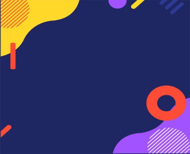 Arkaplan Mavi Renkli Soyut Tasarım Vektörü İllüstrasyonu