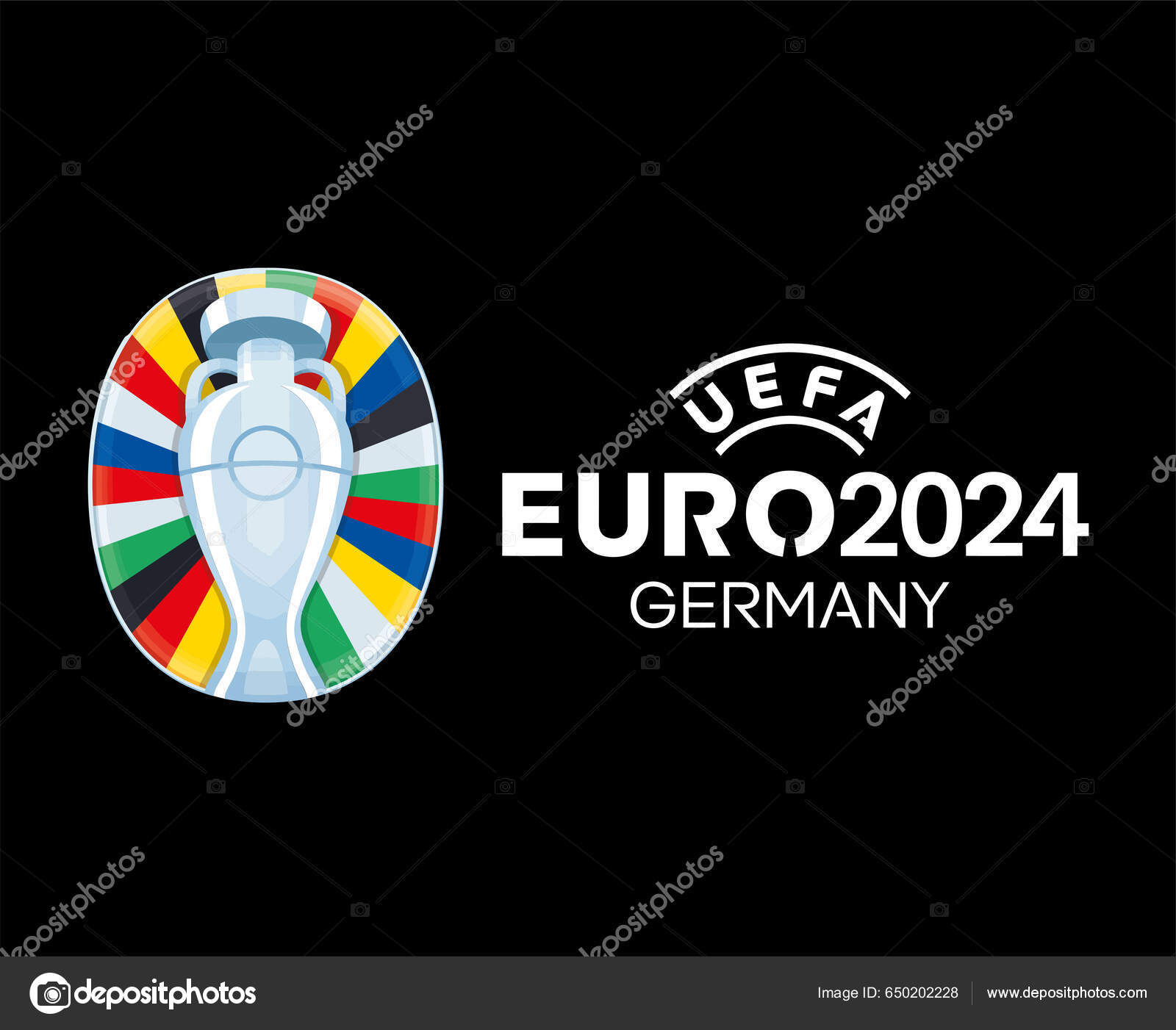 Euro 2024 Germany Official Logo Name Symbol European Football Final