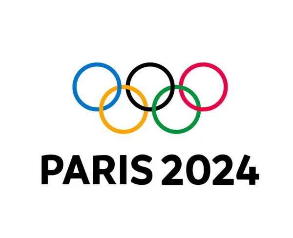 Paris 2024 Olympic Games Symbol Official Logo Abstract Design Vector ...