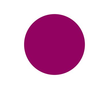 Çember Şekli Sembol Mor Grafik Tasarım Element Vektörü İllüstrasyonu