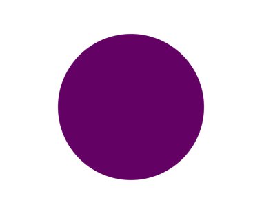 Çember Şekli Sembol Mor Grafik Tasarım Element Vektörü İllüstrasyonu