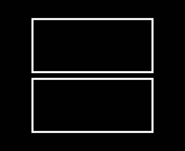 Dikdörtgen Geometrik Şekiller Ana Hattı Beyaz Darbe Sembol Eleman Vektörü Grafik Tasarım Çizimi Siyah Arkaplan Çizimi