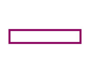 Dikdörtgen Geometrik Şekil Ana Hattı Pembe Sembol Eleman Vektörü Grafik Tasarım Çizimi