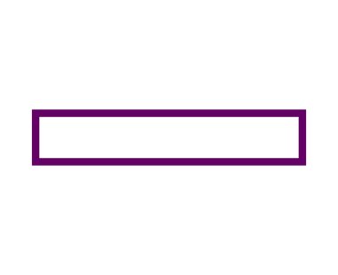 Dikdörtgen Geometrik Şekil Ana Hattı Mor Sembol Eleman Vektörü Grafik Tasarım Çizimi