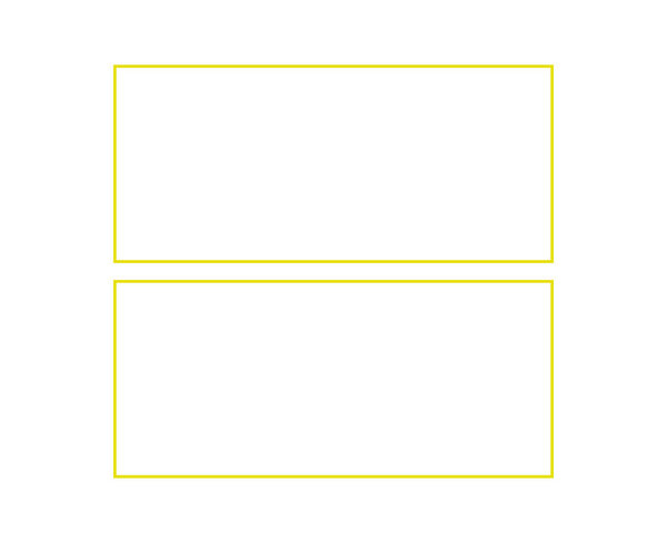 Прямоугольные фигуры Контур Жёлтый штрих Символ Элемент Элемент Векторный дизайн Иллюстрация