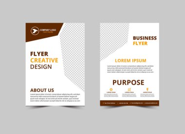 Broşür Tasarımı Şablonu Modern İşletme Yaratıcı Düzen Vektörü Resimlemesi