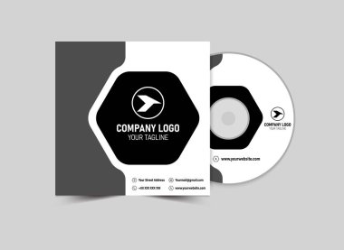 CD Kapağı Şablonu Tasarım Yaratıcı Modern Albüm Kapağı Uygulama Vektörü ResmiComment