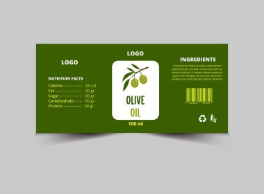 Şişe Etiketi Zeytinyağı Ürün Markası Şablon Tasarım Tasarım Vektörü ResimleriName