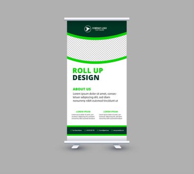 Sancak Tasarım Şablonunu Yuvarla Profesyonel Modern Kurumsal Vektör İllüstrasyonu