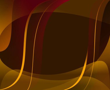 Özgeçmiş Soyut Lüks Tasarım Kahverengi Gradyan Sanatsal Sanatçı İllüstrasyonu