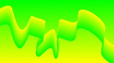 Eğri Dalgalı Sarı Renk Gradyan Soyut Arkaplan Tasarım Vektörü Resimlerini Harmanla