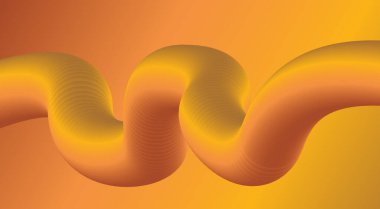 Akan 3D Soyut Arkaplan Turuncu Renk Gradyan Tasarım Vektörü Resimlerini Harmanla