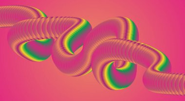 Akan 3D Soyut Arkaplan Maroon Renkli Gradyan Tasarım Vektörü İllüstrasyonunu Harmanla