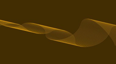 Dalga Arkaplan Orange Soyut Tasarım Vektörü Resimlerini Harmanla