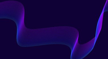 Dalga Arkaplan Gradyan Soyut Tasarım Vektörü Resimlerini Harmanla