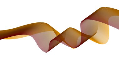 Soyut Dalgalı Harmanlanmış Çizgiler Kahverengi Renk Gradyan Tasarım Arkaplan Vektörü ResmiComment