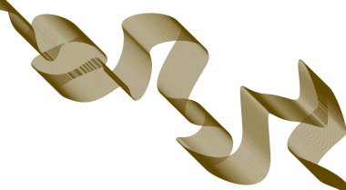 Dalgalı Harmanlanmış Çizgiler Tasarım Kahverengi Renk Soyut Arkaplan Vektörü Resimleri