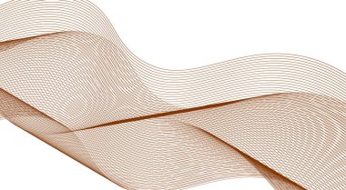 Dalgalı Harmanlanmış Çizgiler Tasarım Kahverengi Soyut Arkaplan Vektörü İllüstrasyonu