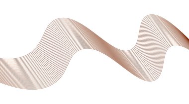 Dalgalı Harmanlama Çizgileri Tasarımı Kahverengi Renk Soyut Arkaplan Vektörü Resimleri