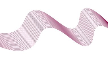 Dalgalı Harmanlama Çizgileri Tasarımı Maroon Renk Soyut Arkaplan Vektörü İllüstrasyonu