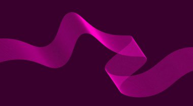 Dalgalı Harmanlama Çizgileri Soyut Arkaplan Pembe Eğri Tasarım Vektörü İllüstrasyonu