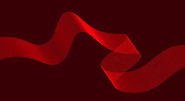 Dalgalı Harmanlama Çizgileri Soyut Arkaplan Kırmızı Renk Eğrisi Tasarım Vektörü İllüstrasyonu