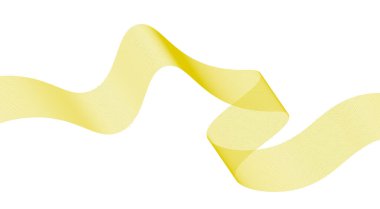 Dalgalı Harmanlama Çizgileri Soyut Sarı Renkli Eğri Arkaplan Tasarım Vektörü İllüstrasyonu