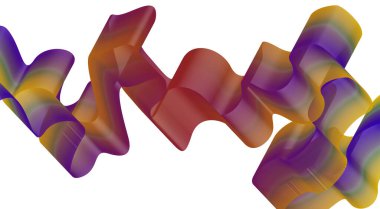 Dalgalı Harmanlama Çizgileri Soyut Gradyan Renkli Eğri Arkaplan Tasarım Vektörü İllüstrasyonu