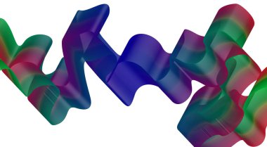 Dalgalı Harmanlama Çizgileri Soyut Renkli Gradyan Eğimli Arkaplan Tasarım Vektörü İllüstrasyonu