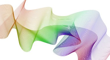 Dalgalı Çizgileri Harmanla Renkli Renkli Soyut Tasarım Arkaplan Resimleri