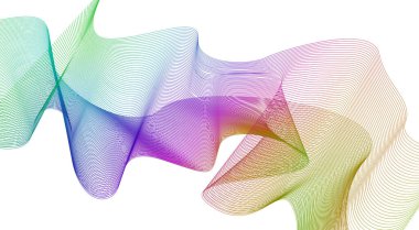 Dalgalı Çizgileri Harmanla Renkli Gradyan Soyut Tasarım Arkaplan Resimleri