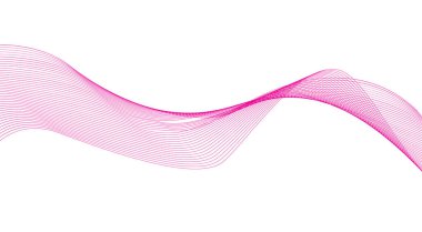 Dalgalı Çizgiler Eğri Pembe Renkli Soyut Arkaplan Tasarım Vektörü Resimlerini Harmanla