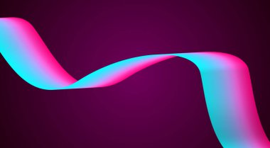 Dalgalı Eğimli Düz Arkaplan Gradyan Çok Renkli Soyut Tasarım Vektörü Resimlerini Harmanla