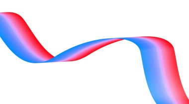 Dalgalı Eğimli Pürüzsüz Renkli Soyut Arkaplan Tasarım Vektörü İllüstrasyonu