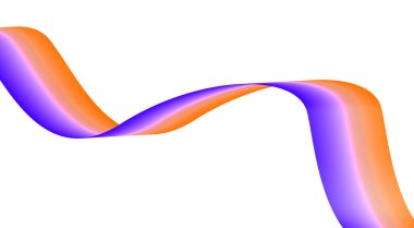 Dalgalı Eğimli Düz Gradyan Soyut Arkaplan Tasarım Vektörü İllüstrasyonunu Harmanla