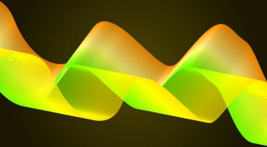 Dalgalı Çizgileri Harmanla Arkaplan Renkli Eğimli Soyut Tasarım Vektörü İllüstrasyonu