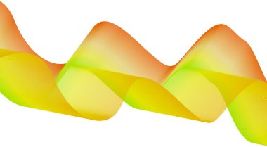 Harmanlanmış Dalgalı Çizgiler Renkli Gradyan Eğrisi Soyut Arkaplan Tasarım Vektörü İllüstrasyonu