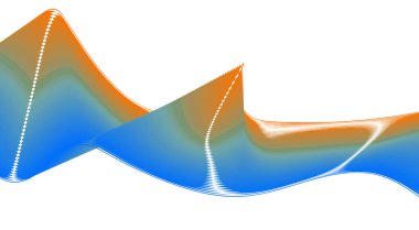 Harmanlanmış Dalgalı Eğimli Soyut Tasarım Çok Renkli Gradyan Arkaplan Vektörü ResmiComment