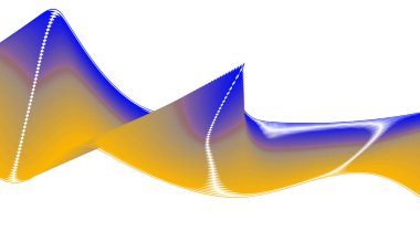 Dalgalı Eğimli Tasarım Gradyan Renk Soyut Arkaplan Vektörü Resimlemesi