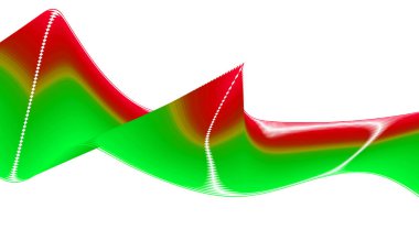 Dalgalı Eğimli Tasarım Gradyan Renkleri Soyut Arkaplan Vektörü Resimlemesi