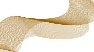 Harmanlanmış Dalgalı Eğri Kahverengi Tasarım Soyut Arkaplan Vektörü Resimlemesi