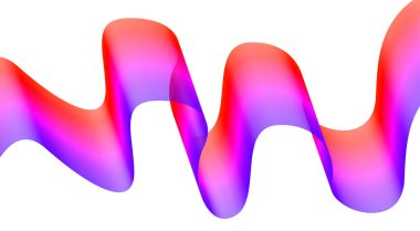 Dalgalı Harmanlanmış Soyut Eğri Pembe Renkli Tasarım Arkaplan Vektörü ResmiComment