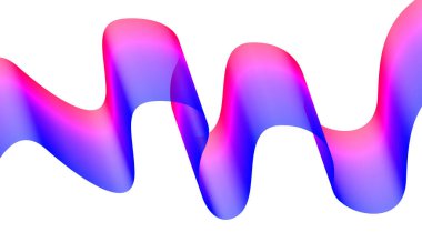 Dalgalı Harman Soyut Eğri Mor Renkli Tasarım Arkaplan Vektörü ResmiComment