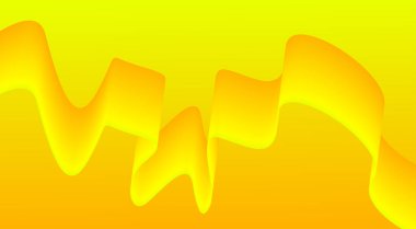 Dalgalı Harmanlanmış Soyut Eğri Arkaplan Sarı Tasarım Vektörü ResmiComment