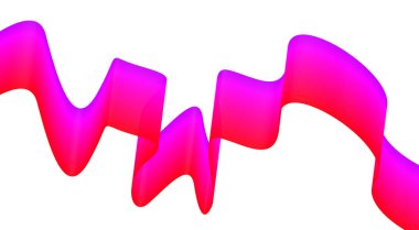 Dalgalı Harmanlanmış Soyut Eğri Pembe Arkaplan Tasarım Vektörü ResmiComment